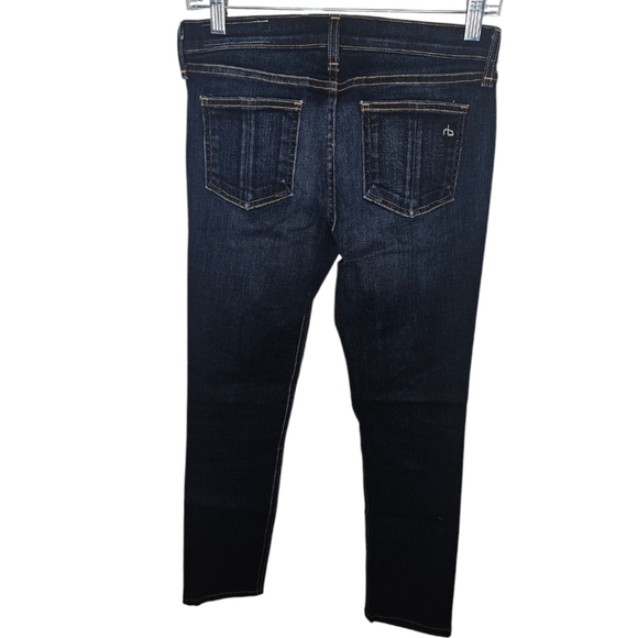 Rag & Bone Dark Wash Skinny Jeans - Picture 2 of 2